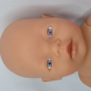 Baby Born Doll Zapf Creations 1990s Vintage Collector Light Blue Eyes Vinyl